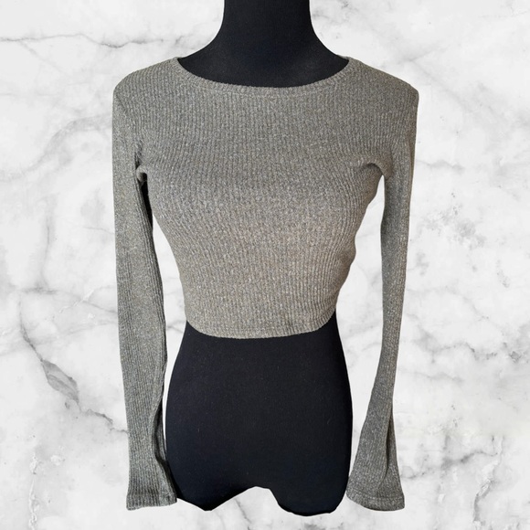 Papaya Forest Green Size Small Long Sleeve Top - Picture 2 of 10